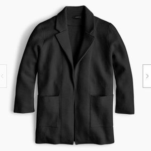 J Crew charcoal gray sophie sweater blazer